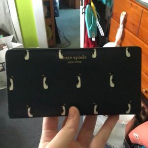BRAND NEW! Kate spade penguin bifold wallet